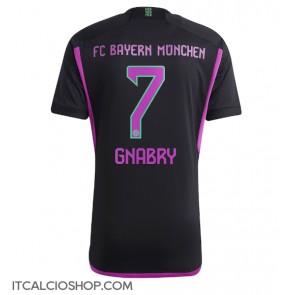Bayern Munich Serge Gnabry #7 Seconda Maglia 2023-24 Manica Corta